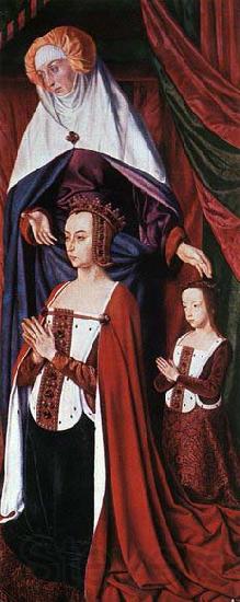 Master of Moulins Anne de France, Wife of Pierre de Bourbon Norge oil painting art